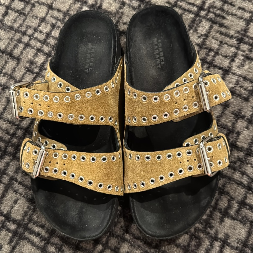 ISABEL MARANT FLAT SANDALS - Picture 3 of 6